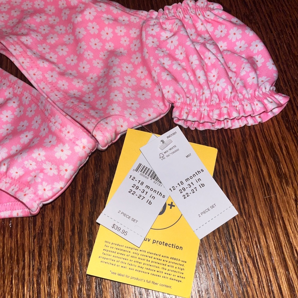 Baby Gap two piece girls swim suit - NWT - Picture 2 of 2